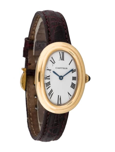 cartier oval watch|cartier baignoire on wrist.